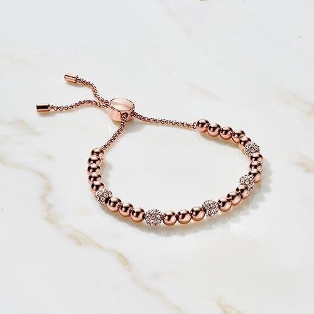 Michael Kors Rose Gold-Tone Bracelet for Women; Bracelets; Jewelry for Women